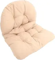 TINEASUR Thickened Hanging Basket Chair Cushion for Garden Patio Swing Bed Cushion with Removable Cover Comfortable Replacement for Egg Chairs and Rocking