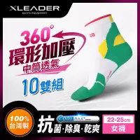 在飛比找博客來優惠-【LEADER】COOLMAX 透氣中筒 戶外健行 機能運動