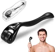 Beard Roller 0.5 mm, Beard Growth, for Dermaroller 0.75 mm, Microneedling Roller, Micro Needle Roller for Skin and Hair Care, Face and Body, Men Women, for Derma Roller Set