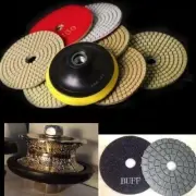 3/8" Granite Concrete Travertine Full Bullnose router bit 37 Polishing pad buff