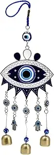 Turkish Blue Eyes Protection Ornament Wind Chimes Evil Eye Pendant Wall Hanging Home Dedroom Decoration Aesthetic Room Decor
