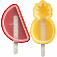 在飛比找樂天市場購物網優惠-《LEKUE》好堆疊冰棒模4件(水果95ml) | 冰棒盒 