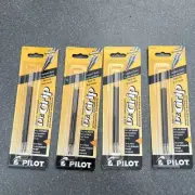 77227 Pilot Dr. Grip Retractable Pen Refill, Medium Pt, Black Ink, 4 Pack of 2