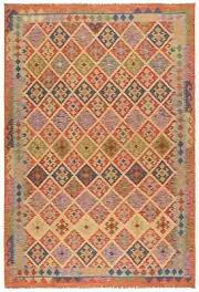 Kilim Afghan Handwoven Oriental Rug 292x200cm - Nomadic, Kilim, Carpet, Rug