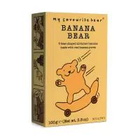 在飛比找家樂福線上購物網優惠-My Favorite Bear 香蕉風味小熊餅乾 100g
