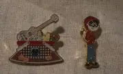 Disney Pixar Coco Miguel Picnic Basket Mystery Loungefly Enamel 2 Pin Set Mexico