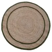 200Cm Jannoh Green Circle Rug