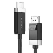 Alogic Fusion Displayport to Hdmi Active Cable Male 2m up 4K@60hz Cables - FUDPHD2-SGR