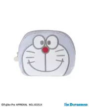 Doraemon × Maison de FLEUR I'm Doraemon Round Pouch Blue Japan limited New