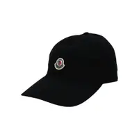 在飛比找蝦皮商城優惠-Moncler 棉布品牌徽標棒球帽(黑)