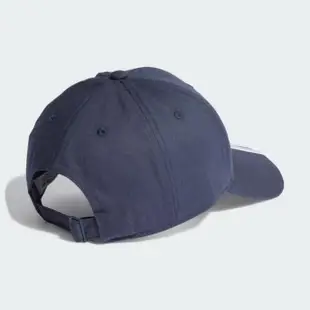 【adidas 愛迪達】帽子 運動帽 棒球帽 遮陽帽 三葉草 CAP 藍 IL4850