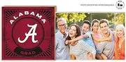 KH Sports Fan Floating Picture Frame Proud Mom Retro Team Alabama Crimson Tide