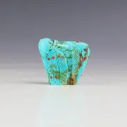 NATIVE AMERICAN ZUNI KINGMAN TURQUOISE MAIDEN FETISH BY GABE SICE