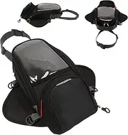 Motorcycle Tank Bag, Magnetic Motorcycle Tank Bag, Magnetic Motorcycle Waterproof Bag, Reflective Strip Rider Bag, Bicycle Supplies, Large Capacity Wheel Bag in Front Bag