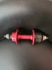 Shimano DX Rear Hub NOS Red Old School BMX Cassette 36 Hole 36h Nutted OG 80s