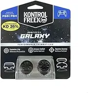 Menbis FPS Assist Thumb Grip Caps for PS5/PS4 Controller 1 Pairs - Enhanced Aim Precision with Non-Slip Silicone Cover (Starry Black)