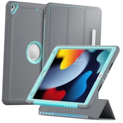 Case for iPad 9th/ 8th/ 7th Generation 10.2'', Case for iPad 10.2 inch Skyblue