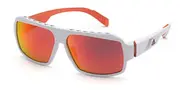 Adidas SP0026 21L Men's Sunglasses White Size 62