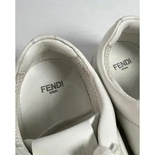《大降價》FENDI 怪獸 皮革 小白鞋 休閒鞋 36號