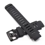 Metal Buckle Silicone Wrist Strap For SUUNTO X-LANDER (Black)