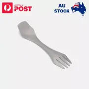 Pure Titanium Ultralight Spork Spoon Fork Cutlery Outdoor Camping Picnic