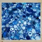Blue Agate Table Top Square Table, Side Table, Coffee Table, Patio Table Tops