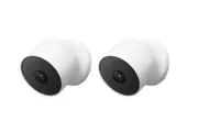Google Nest Cam Wireless Security Camera (Outdoor or Indoor, Battery, 2 Pack)
