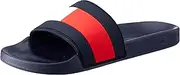 [Tommy Hilfiger] Flag Pool Slide Boys Flag Pool Slide, Blue/White/Red