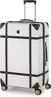 [ROCK] Vintage 78cm Large Hardsided Luggage - Cream