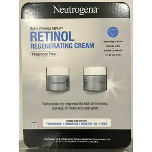 現貨Neutrogena rapid wrinkle repair retinol cream露得清A醇面霜無香款