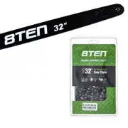 8TEN 32" Chainsaw Guide Bar & Chain .050 3/8 105DL for Stihl 066 044 33RS3105E