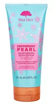 Tree Hut Peppermint Pearl Body Lotion | Limited Edition Holiday | Ceramide and
