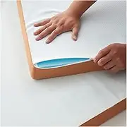 Memory Foam Mattress Topper, 2 Inch Premium Mattress Pad for Pressure Relief, Floor Mattress Non-Slip Design with Removable & Washable Cover(180x200x5cm/71x79x2in)