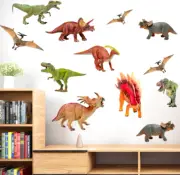 Dinosaurs world II Wall Stickers decal decor Nursery kid removable