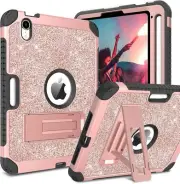 Tablet Cover For iPad Mini 7/6 8.3" 3 Layers Protective Kickstand Glitter Case