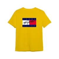 在飛比找蝦皮購物優惠-Tommy Hilfiger 標誌兒童 T 恤品牌 Tomm