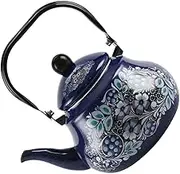 HANABASS Vintage Pattern Stovetop Enamel Tea Pot Kettle Kungfu Teapot Kettle Teapot