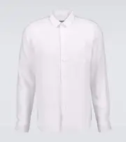 [Vilebrequin] Vilebrequin Caroubis linen shirt UK 16 white