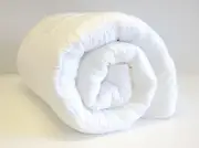 Ardor Microfibre White Double Bed 300GSM Quilt Cover Home Bedding Roll Packed