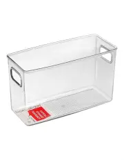 [BOXSWEDEN] Crystal Plastic Storage Container 25cm Medium Fridge/Pantry Organiser