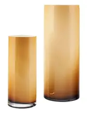 [Linen House] Mirage Vases In Pumpkin