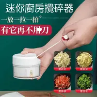 在飛比找蝦皮購物優惠-☆現貨+免運☆家用手動料理機  時尚簡約攪拌料理機  食物料