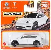 [Matchbox Metal] 2023 Matchbox Tesla Model Y White 89/100 (Short Card) HLC68