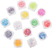 Create Your Own Nail Art 14 Boxes of Shiny Nail Stickers Japanese Style Shell Paper for Manicure