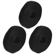 3 Rolls Sticky Fastener Tape Backed Fabric Fastener Fastening Cable Ties