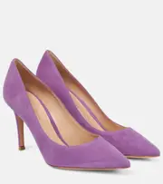 [Gianvito Rossi] Gianvito Rossi Gianvito 85 suede pumps AU 10 purple