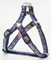 Petio Inuya Sakura and Kiku Dog Harness, Blue, Medium