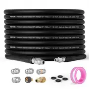 VEVOR Pressure Washer Hose, 100FT, 1/4" Kink Free Brass Thread Replacement For Most Brand Pressure Washers, 3/4'' Bending Radius, 4200 PSI Heavy Duty