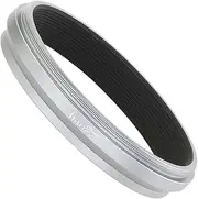 Haoge LAR-X100W Lens Filter Adapter Ring for Fujifilm Fuji FinePix X70 X100 X100S X100T X100F Camera fit 49mm UV CPL ND Filter Lens Cap Replace Fujifilm AR-X100 Silver