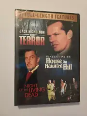 Full Length Features The Terror Haunted Hill DVD Jack Nicholson Vincent Price